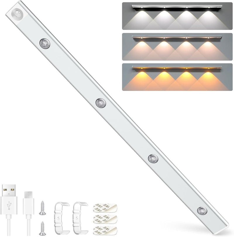 Luz LED branca recarregável com sensor de movimento 60CM - Eurodrop