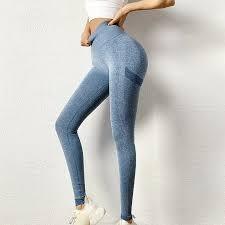 Leggins push up azul (L/XL) - Eurodrop