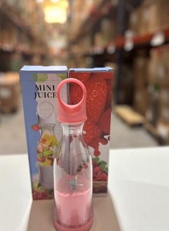 Mini Liquidificador Portátil Rosa - Eurodrop