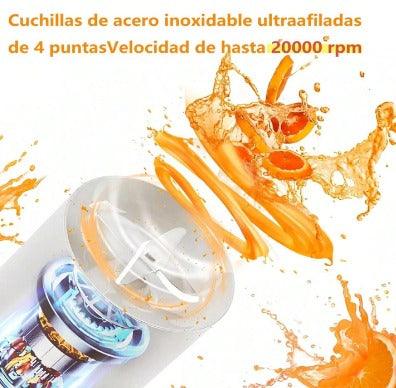 Mini Liquidificador Portátil Laranja - Eurodrop