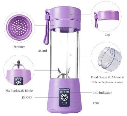 Liquidificador portátil azul roxo - Eurodrop