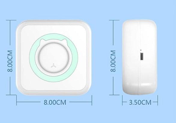 Mini impressora térmica de adesivos para telemóvel - Eurodrop