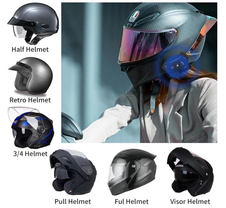 Intercomunicador bluetooth para motociclistas