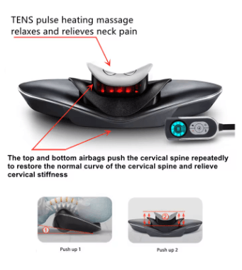 Massajador cervical (modo quente/frio com controlo remoto) - Eurodrop