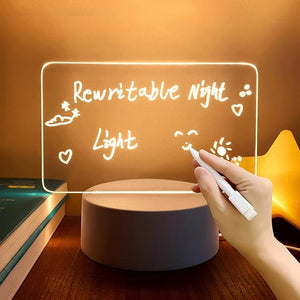 Rectangular writing lamp